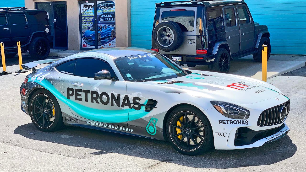 Mercedes AMG GTR Petronas wrap