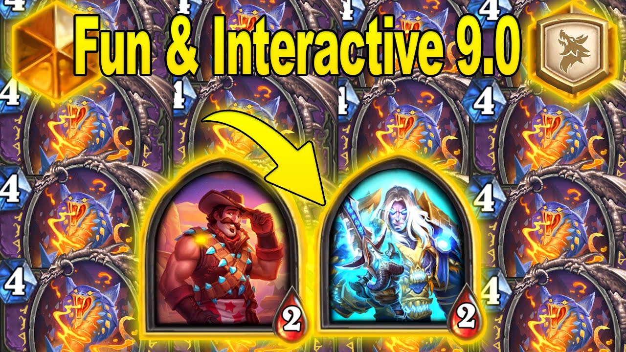 My Snake Warlock 9.0 Is Best Most Fun & Interactive Design at Showdown in the Badlands | Hearthstone
