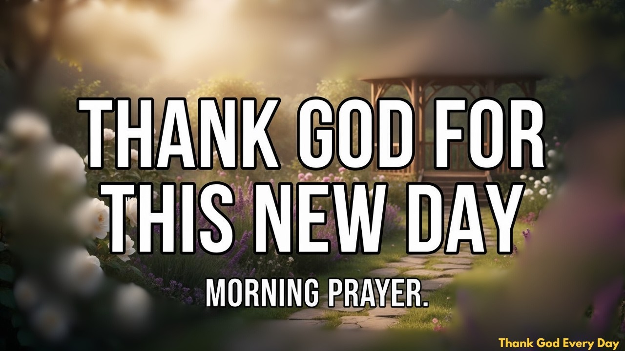 Thank God for This New Day | A Powerful Morning Prayer of Gratitude