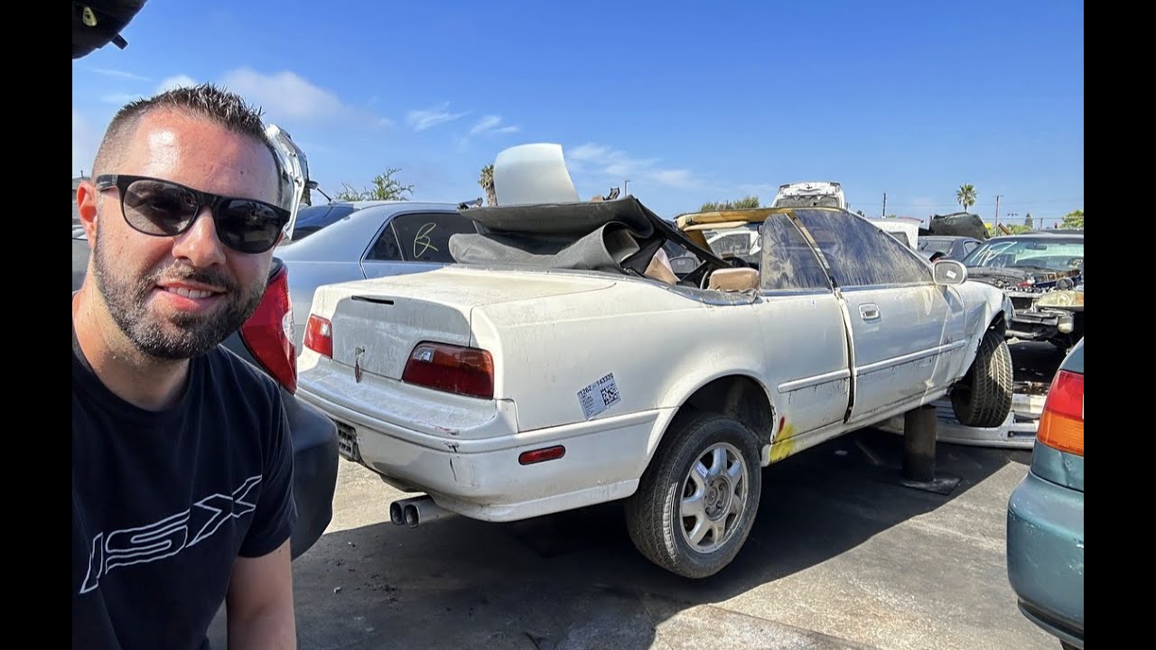 Acura Legend Convertible at the Salvage Yard (& Another with Only 300 Miles)