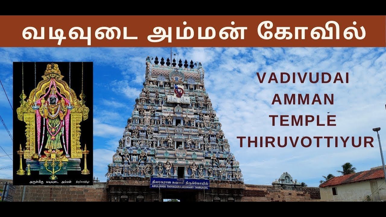 Thiruvottiyur Vadivudai Amman Temple | Vadivudai Amman Temple Vlog | Thyagaraja Swami Vadivudaiamman