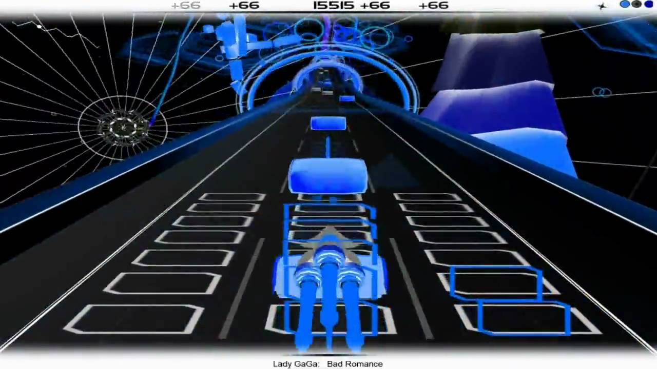 Audiosurf: Lady GaGa - Bad Romance [HQ]