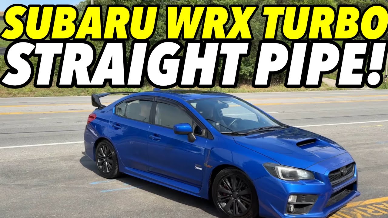 2015 Subaru WRX 2.0L Turbo w/ STRAIGHT PIPES!