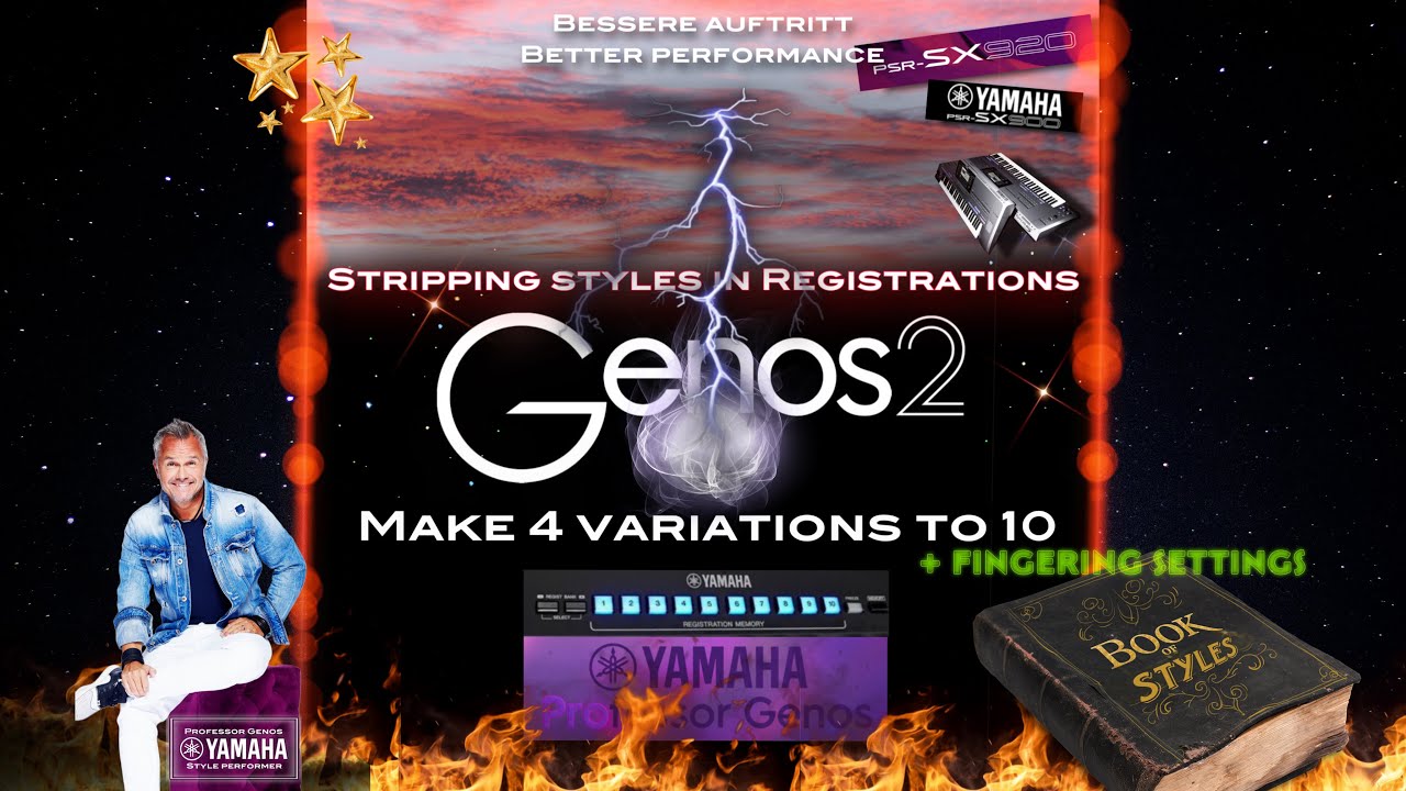 Yamaha arranger keyboard psr sx 920, 900, genos, genos2, tyros arranger play STYLECONTROL sing, play