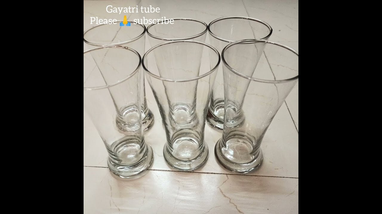 Juice glass unboxing | #unboxingvideo #gayatritube juice glass #juiceglass