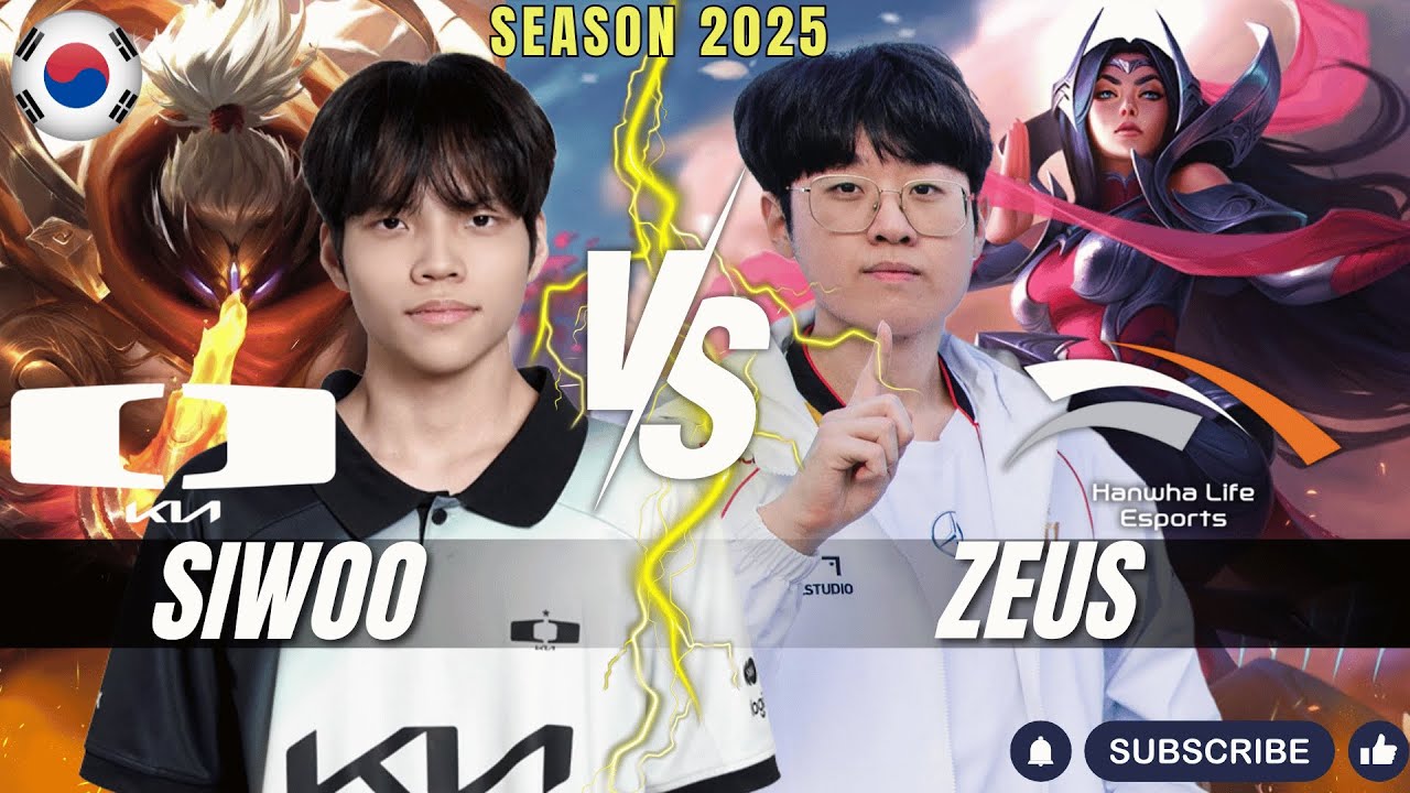 DK Siwoo JAX vs HLE Zeus IRELIA Top - Patch 25.24 KR Ranked | lolrec
