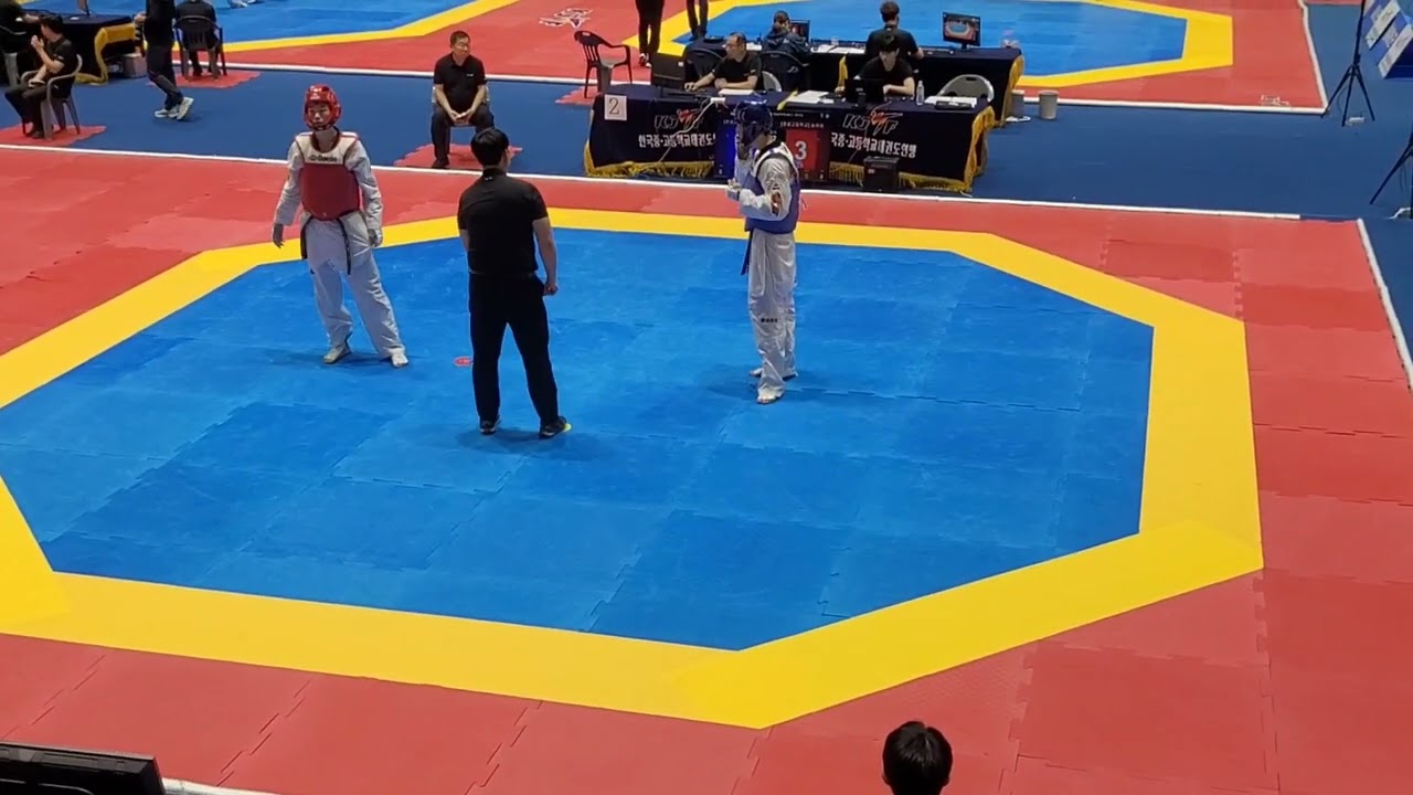 제36회 문화체육관광부장관기 전국남·녀중고등학교태권도대회 L-헤비 8강 한성고 이현준 VS 풍생고 송하람
