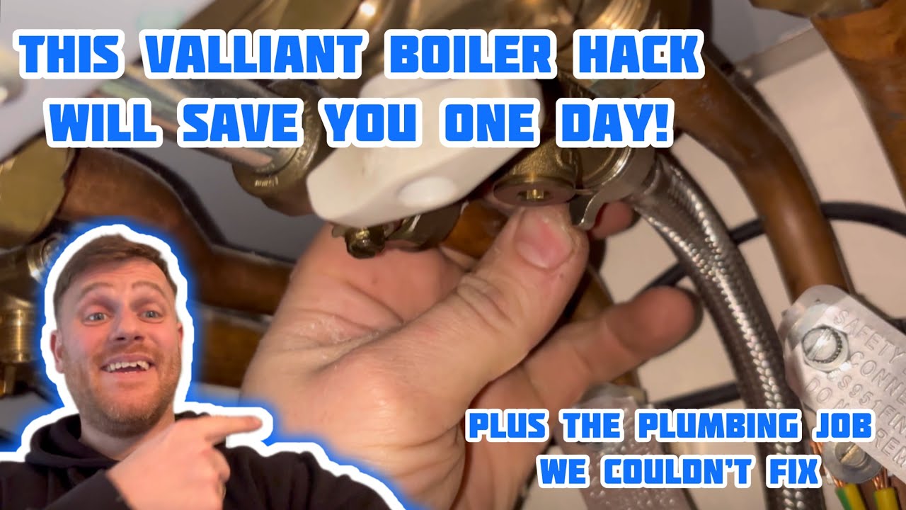 Plumbing Hack On Valliant Boiler..THIS will save you one day!