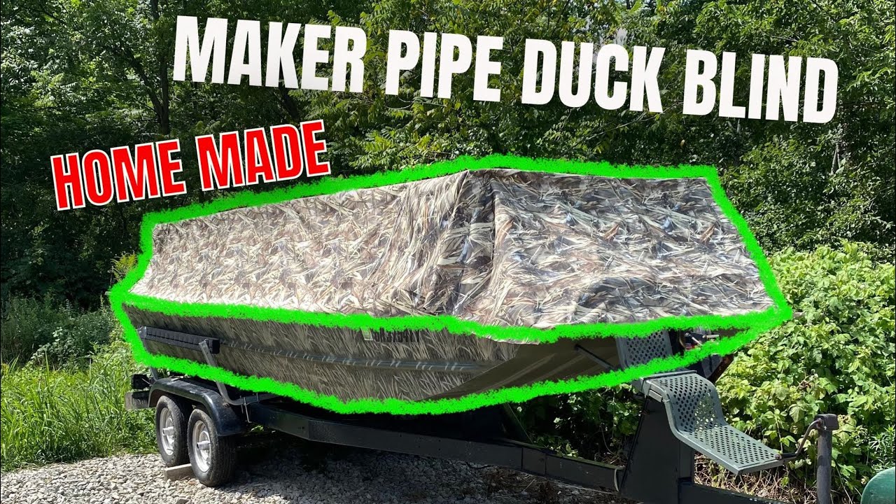 Home Made Duck Boat Blind