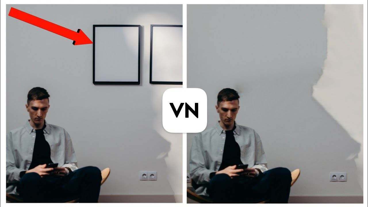 How to remove Something from Video | Vn Video Editor Tutorial