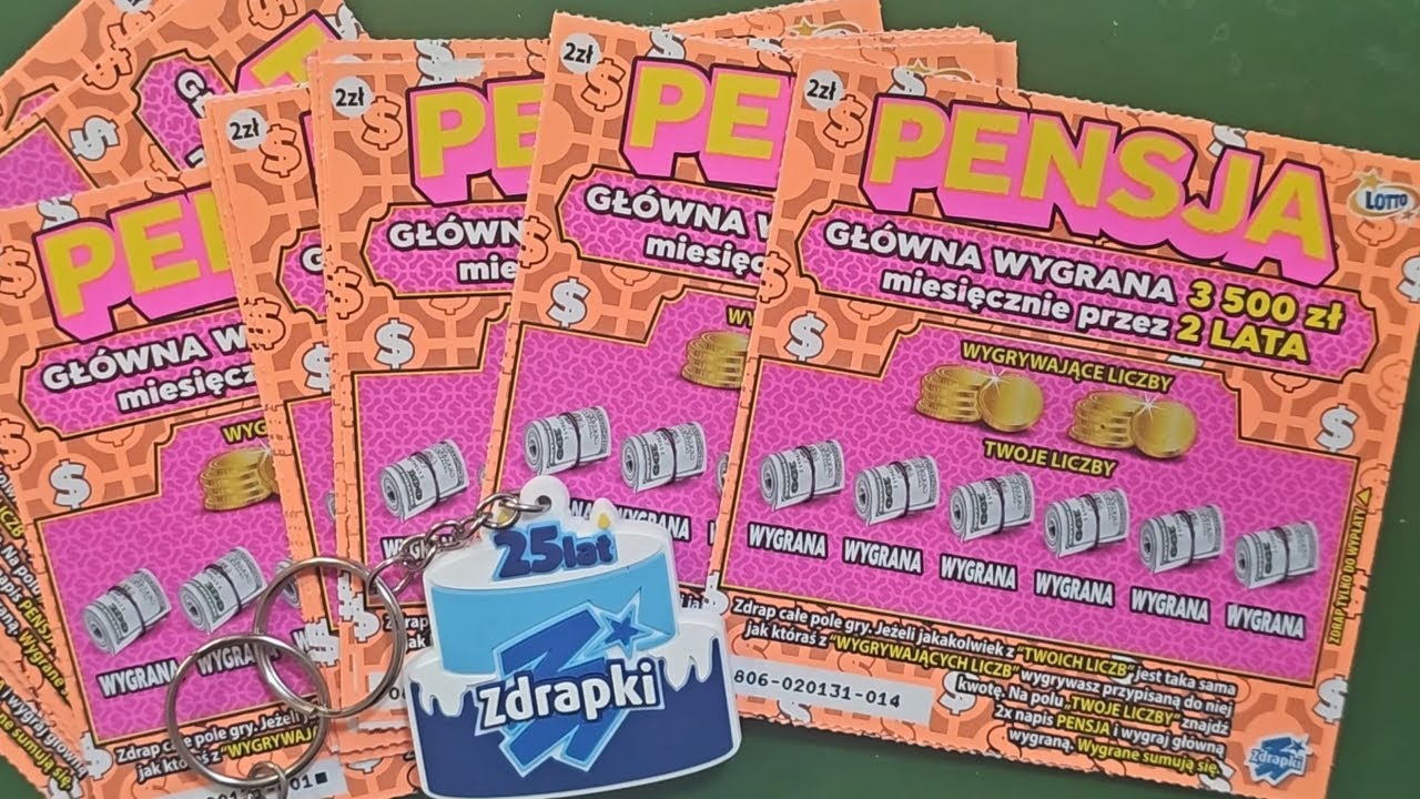 Zdrapki Lotto – PENSJA #0806 👉 PREMIERA i 20 zdrapek