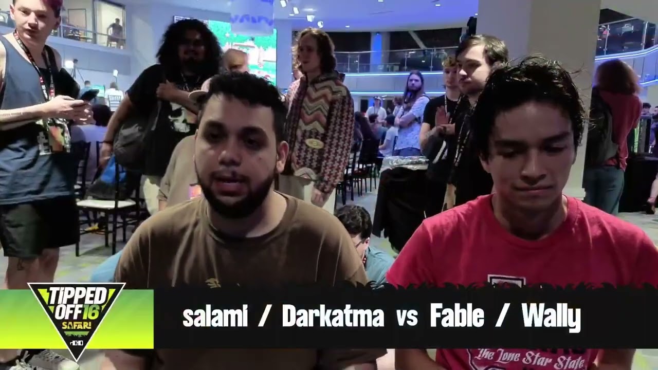 Tipped Off 16: Darkatma salami vs. Wally Fable Losers Quarters