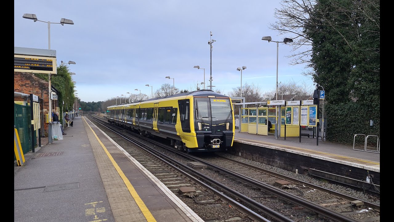Trainspotting At Freshfield Station 17.12.21