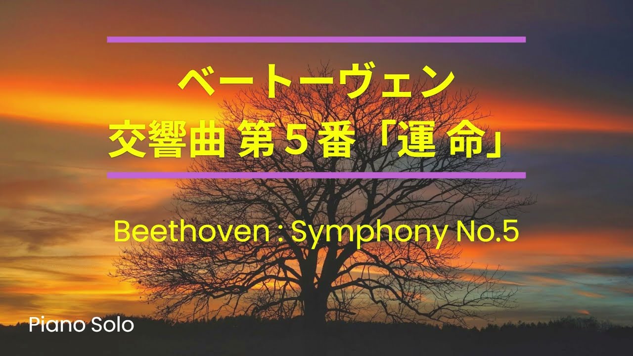 ベートーヴェン：交響曲第5番「運命」