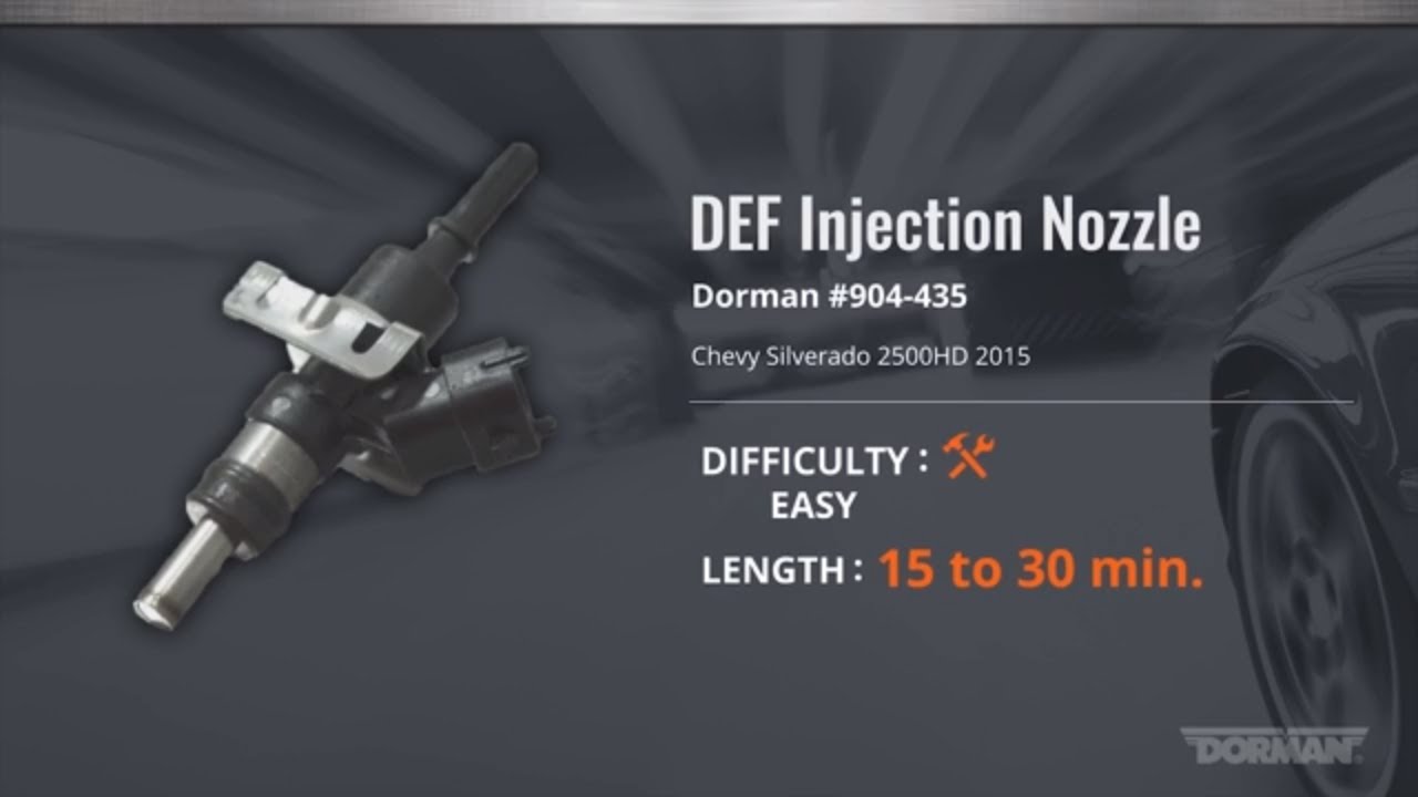 DEF Injection Nozzle Installation Video by Dorman Products