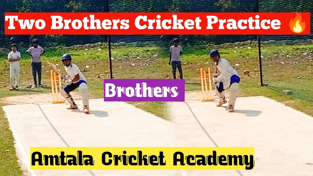 Afraim & Ishan Two Brothers Cricket 🏏 Net Practice | Amtala Cricket Academy 🔥