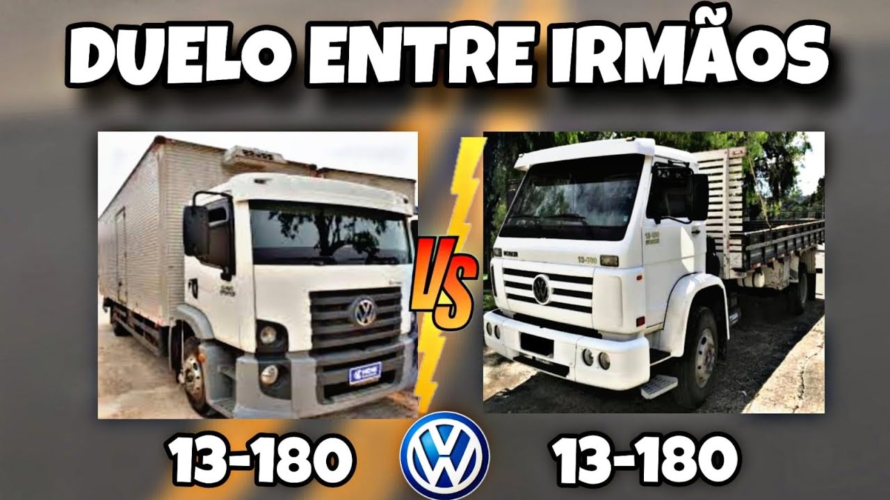 Volkswagen 13-180 VS Volkswagen 13-180 duelo entre Irmãos....Qual o melhor?🤔