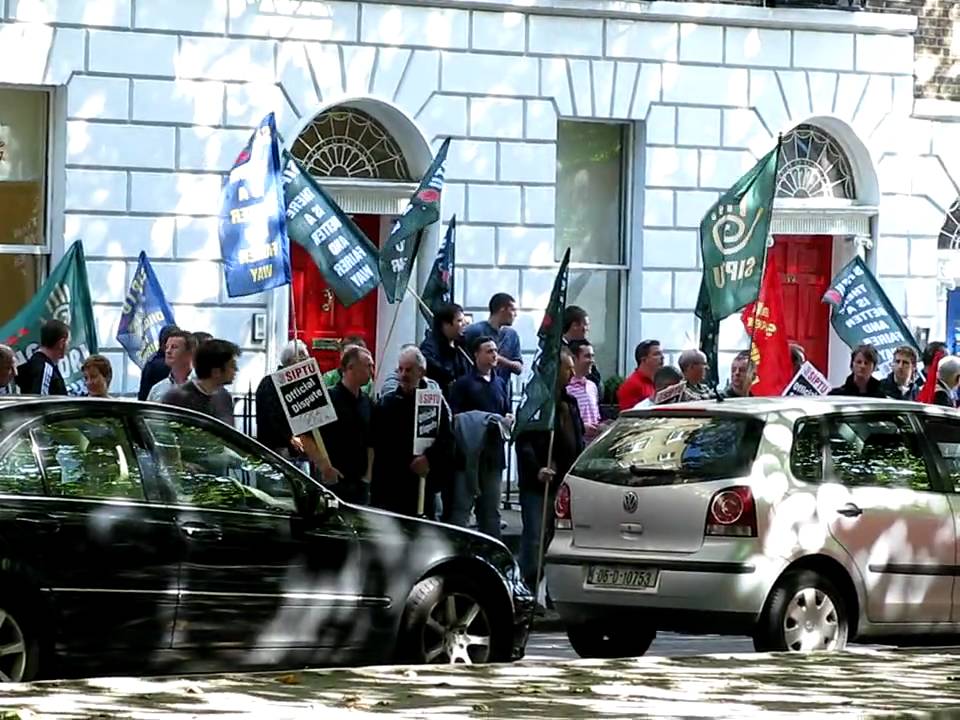 Coca-Cola Coke Ireland - SIPTU Protest Strike.