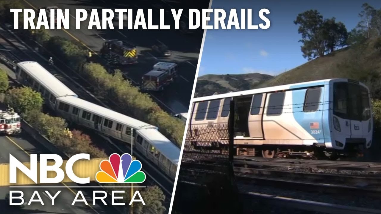 BART train derails between Orinda and Lafayette stations