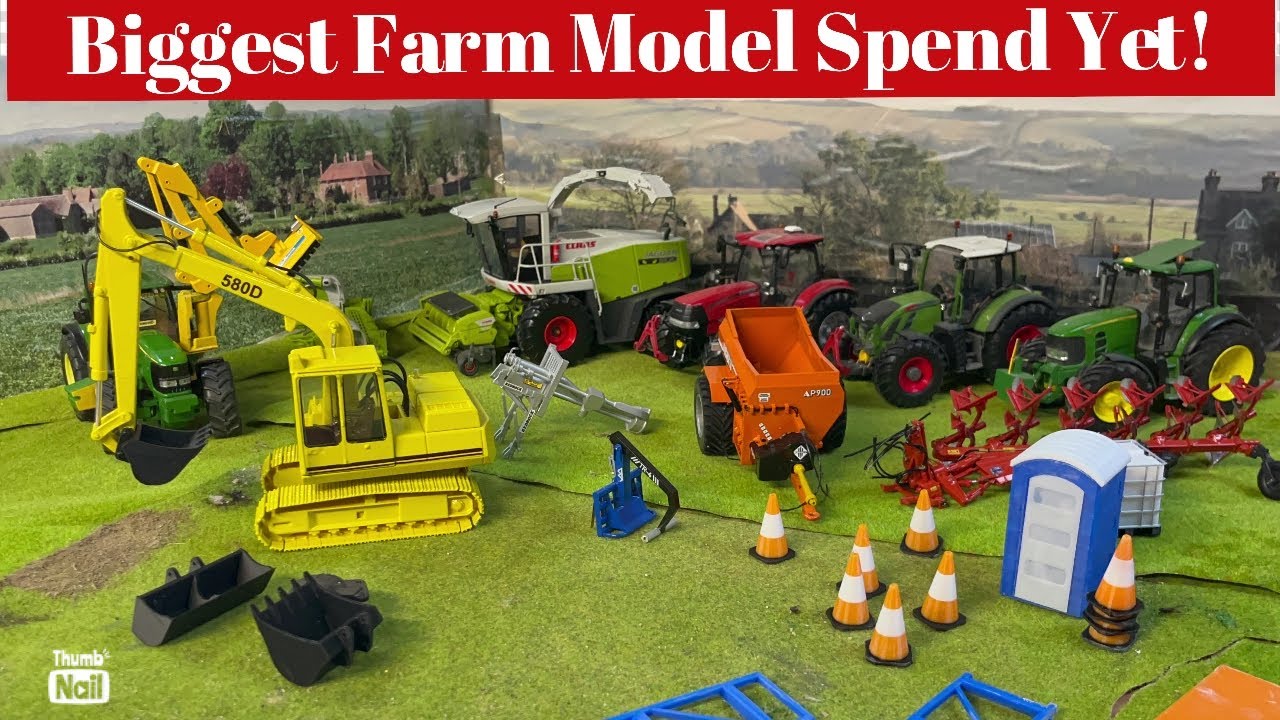 OVER €1000 WORTH OF 1/32 FARM MODELS! Moria Model Show Haul Tour!