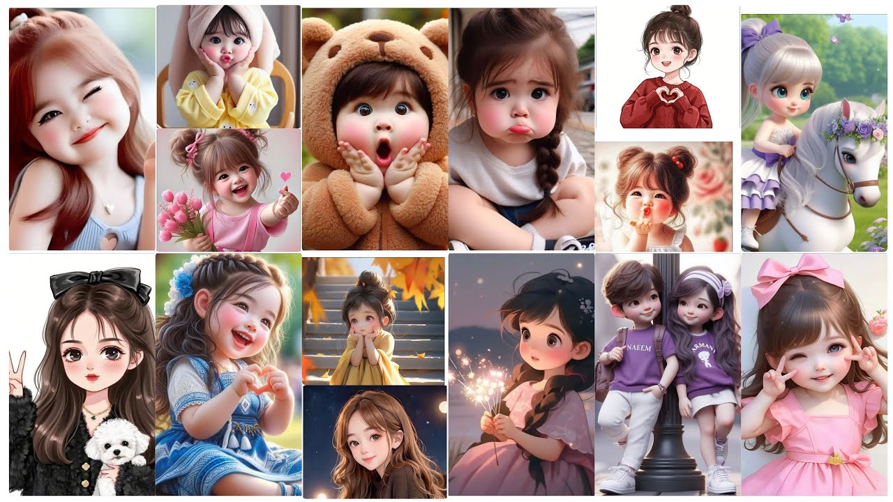 Cute Girl Stylish Dp Photos | Attitude Girl Cartoon Dpz|Stylish Girls images, wallpaper, picture