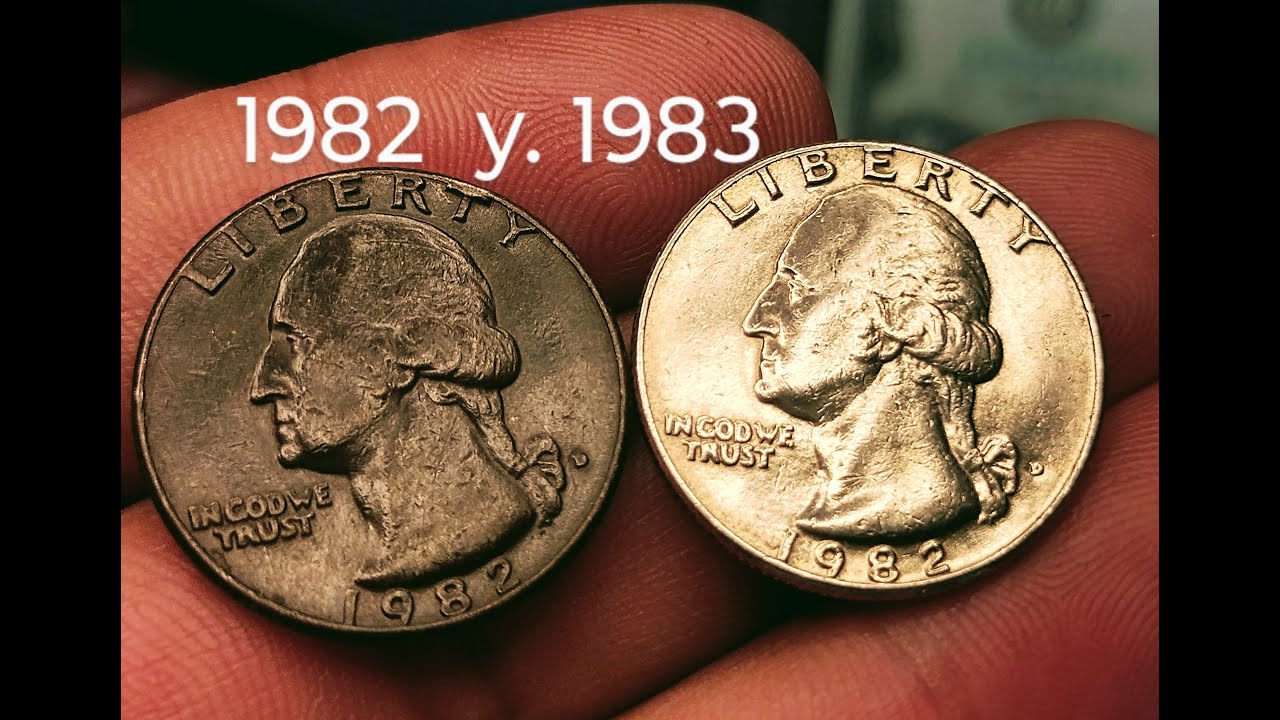 🕵️ quarter dollar 1982 y 1983 cuidado 💵💵 valor agregado