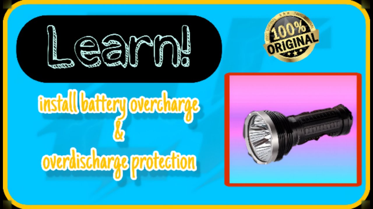 Learn! How to install over charge & over discharge protection || 