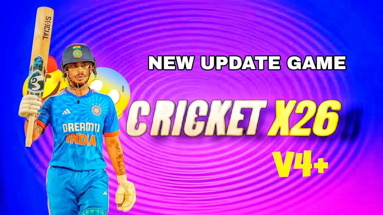 Cricket X26 V4+ World Cup Update 🏏 Amazing Shots & Ultra HD Graphics Gameplay