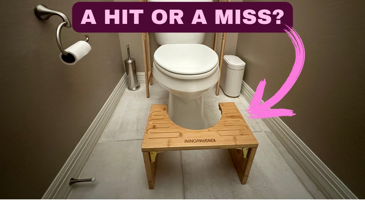 Bamboo Toilet Stool Squat 7in & 9in Adjustable Heights, Foldable Poop Stool for Bathroom Review