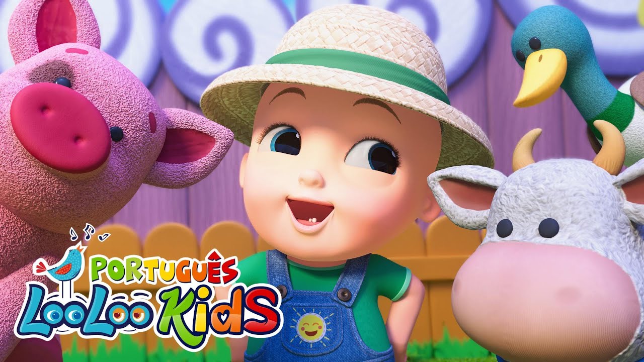 Seu MacDonald Tinha un Sítio | LooLoo Kids em Português | Músicas Infantis e Desenhos em Português