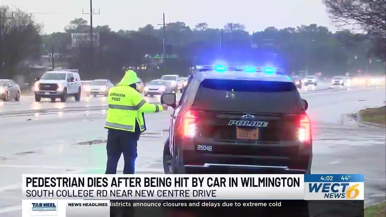 Wilmington police identify pedestrian killed in crash on South College Road