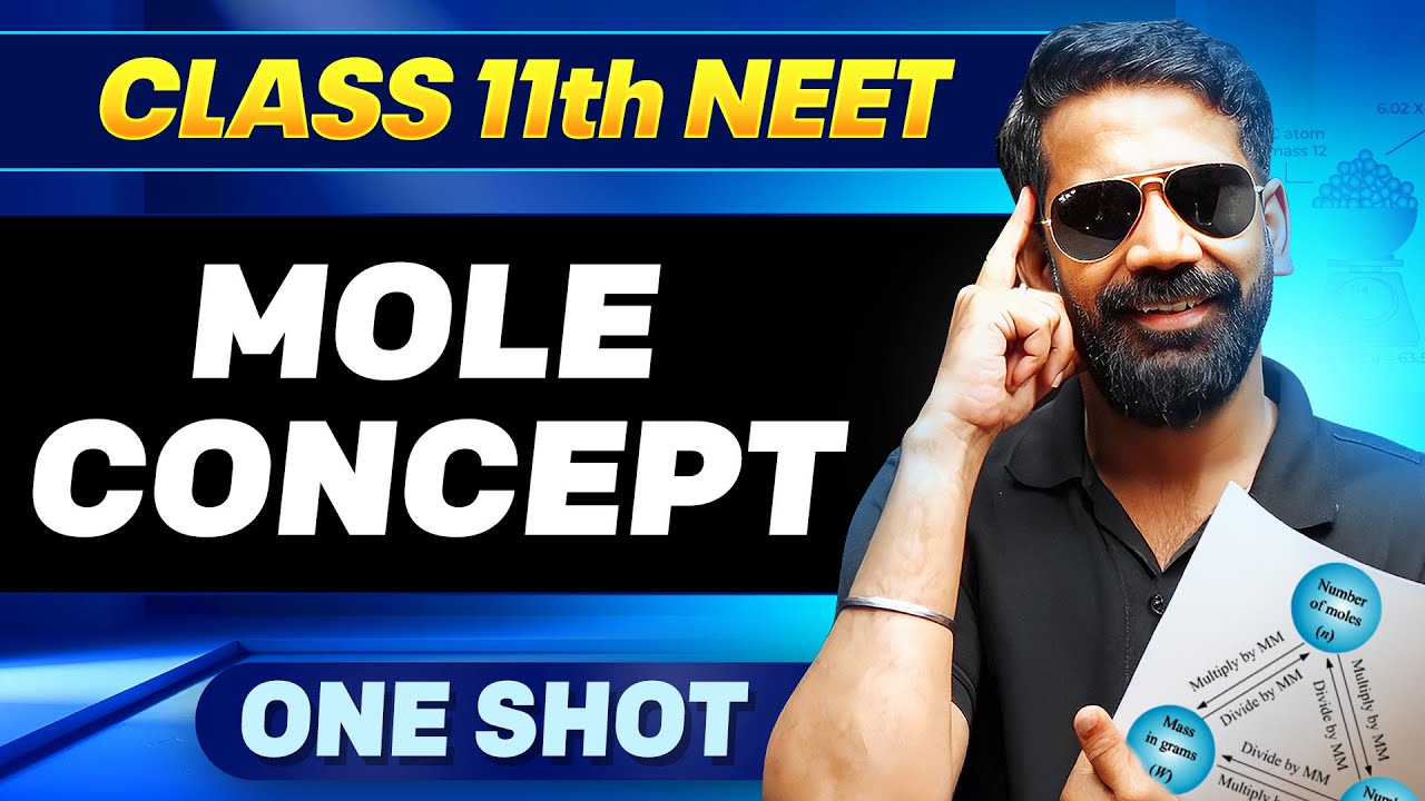 MOLE CONCEPT in ONE SHOT || All Concepts, Tricks & PYQ || Ummeed NEET