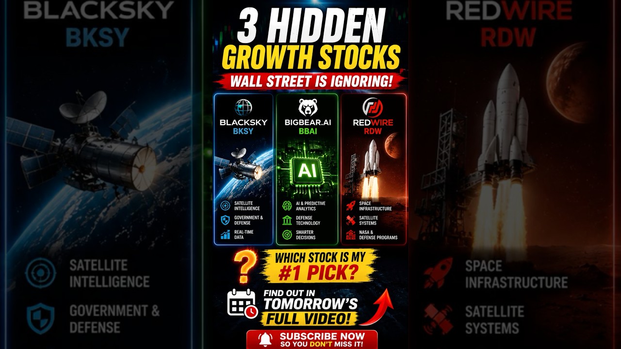 3 Stocks That Could Explode By 2030 | RDW, BBAI, BKSY