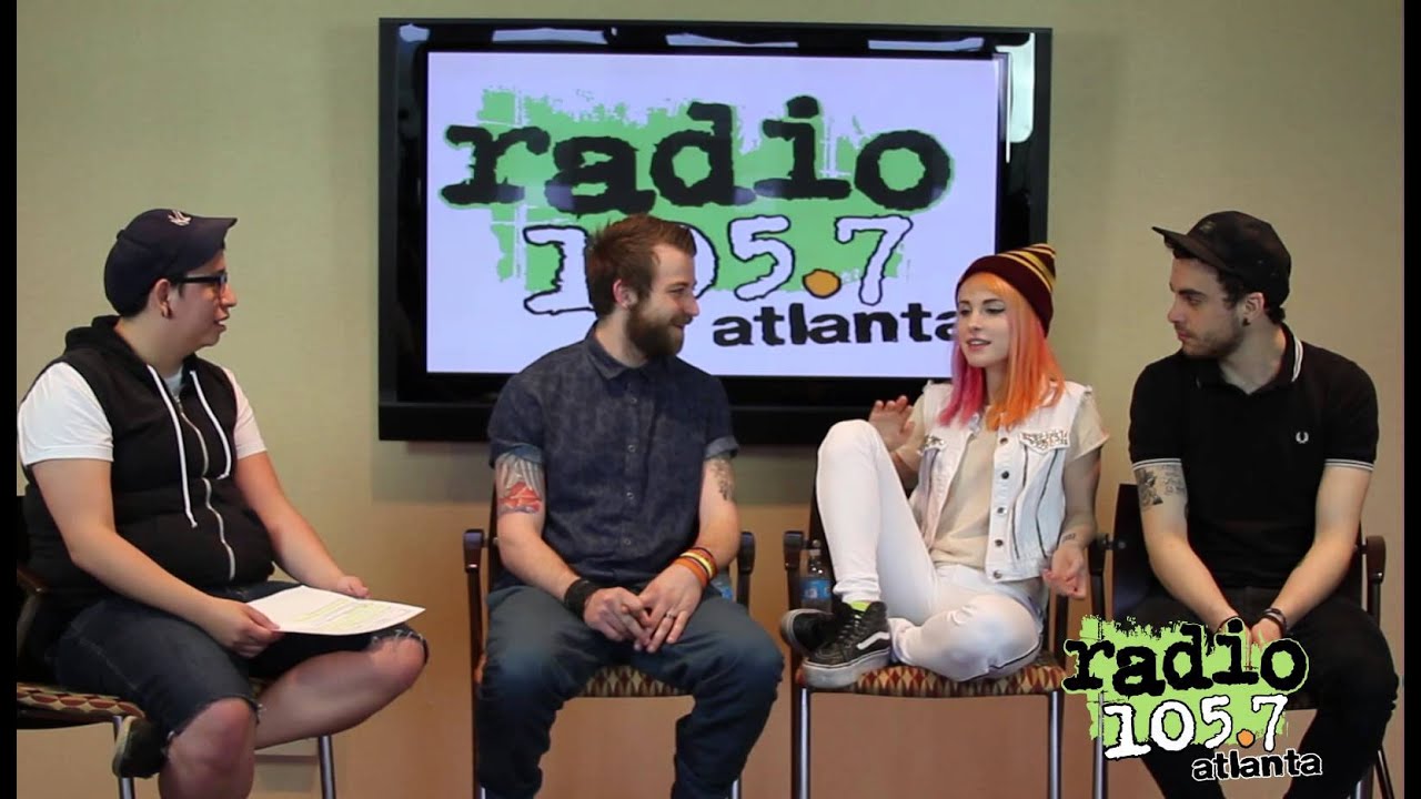 Interview with Paramore at Radio 105.7 Atlanta