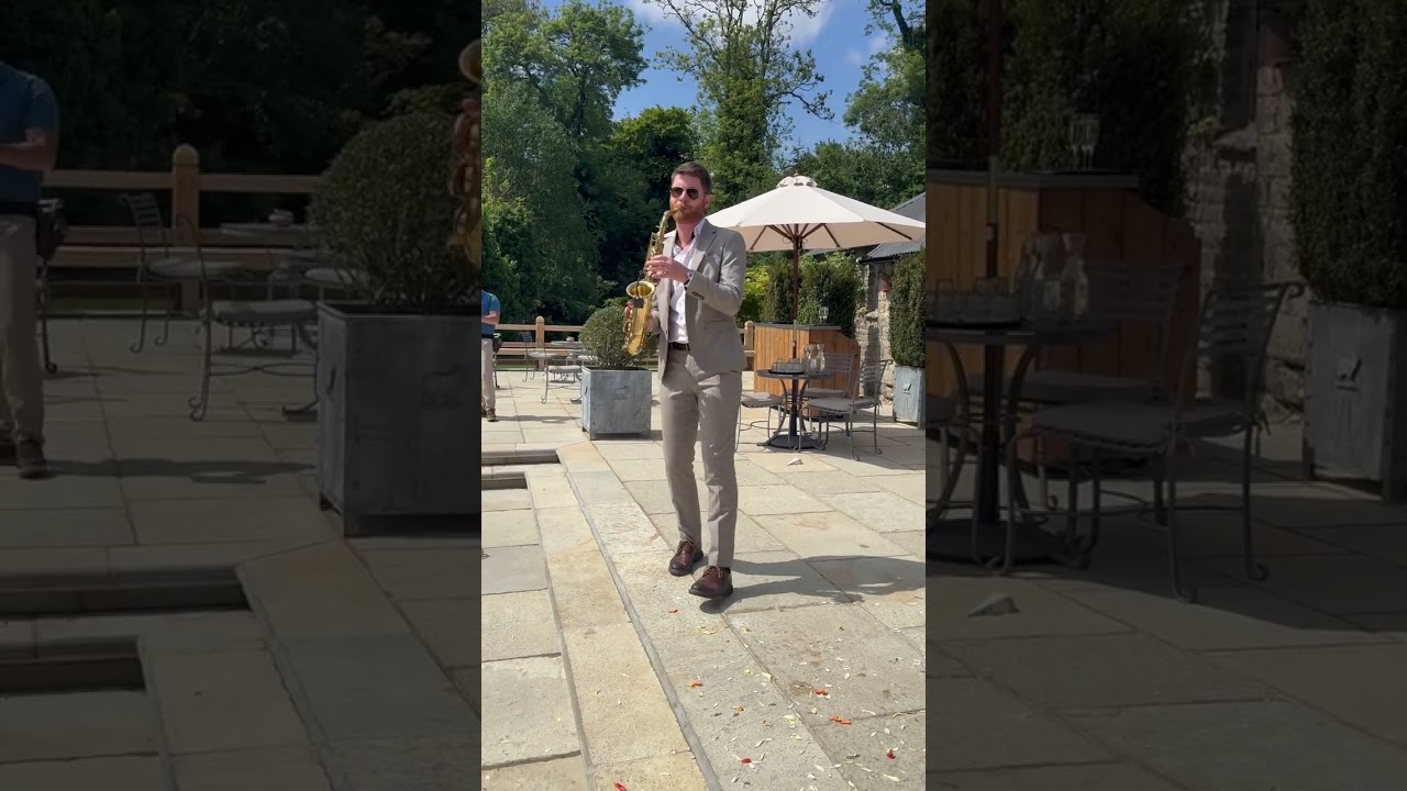 Signed, Sealed, Delivered - Steve Wonder | James Sax at Cripps Barn #weddingsax #weddingsaxophonist