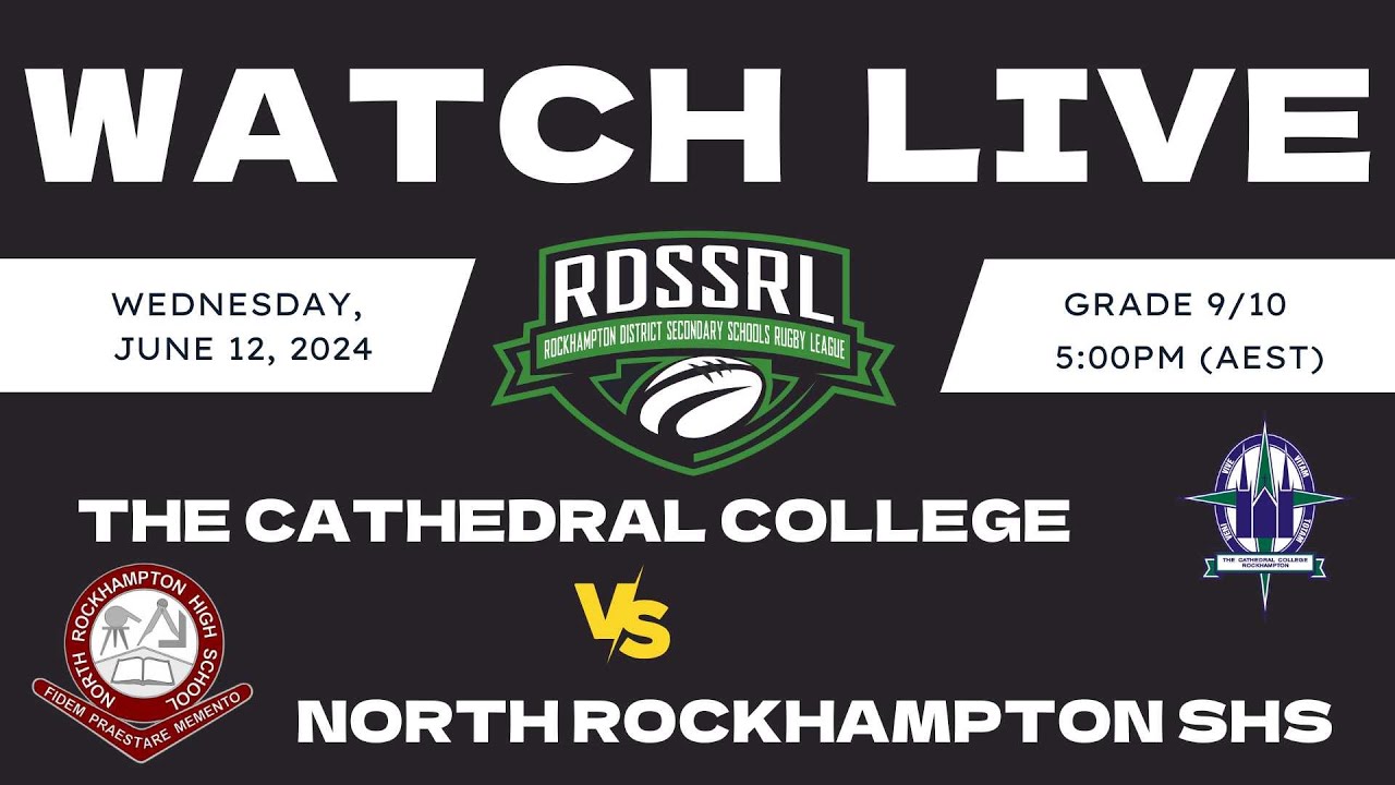 The Cathedral College vs North Rockhampton SHS - 2024 RDSSRL Grand Finals - 12th June