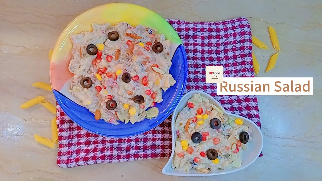 Restaurant style Russian Salad|Recipe by I Love Food|