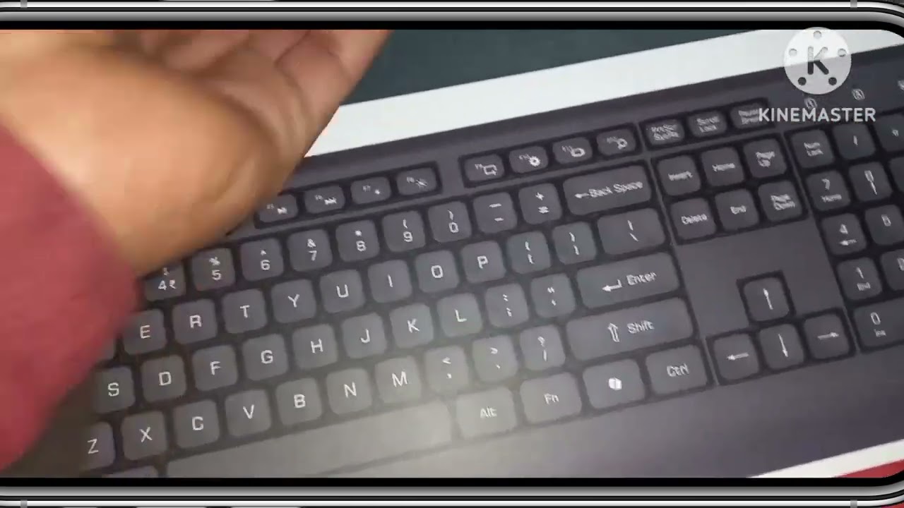 New Lenovo 210 USB-A Wireless Combo Keyboard,2.4G Wireless Connectivity Up To 12 Months Battery Life
