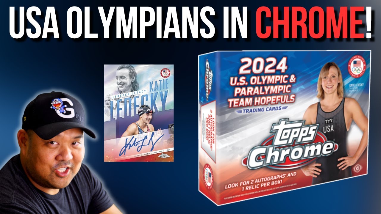2024 Topps Chrome US Olympic and Paralympic Team Hopefuls Hobby Box! - Rip and Review