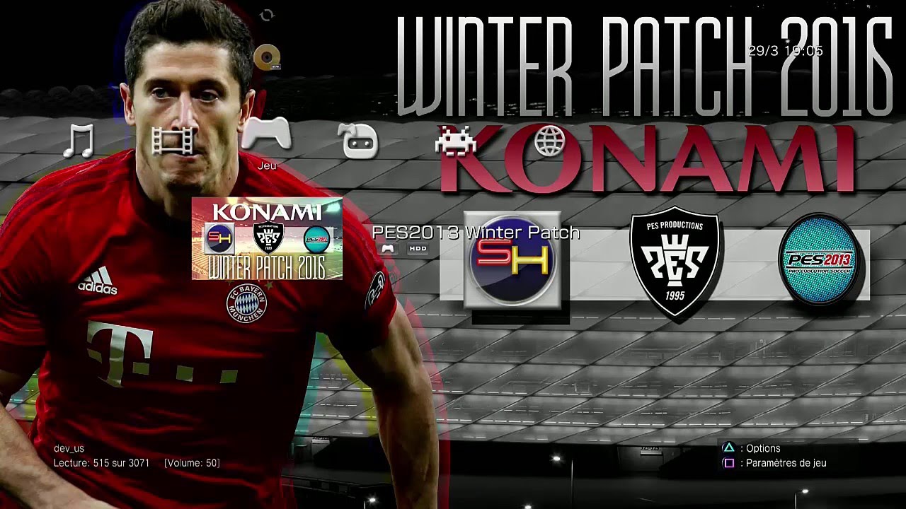 PES 2013 Winter Patch 2016 PS3 preview