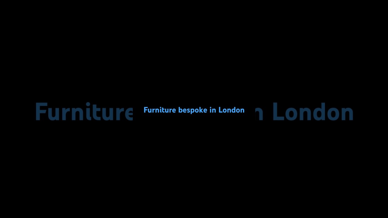 #Furniture bespoke in London #bespokefurniture