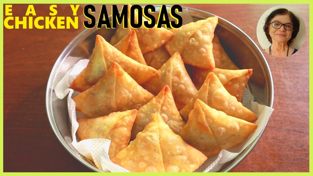 How to make chicken samosas at home / Goan Chicken Samosas / Homemade chicken samosa recipe