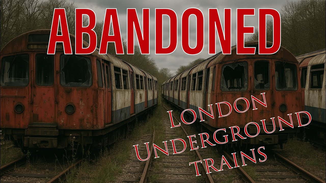 ABANDONED LONDON UNDERGROUND TRAINS... #abandoned