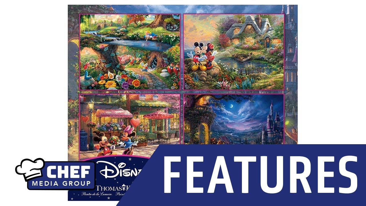 Ceaco 4-in-1 Multipack: Thomas Kinkade Disney Dreams Collection!