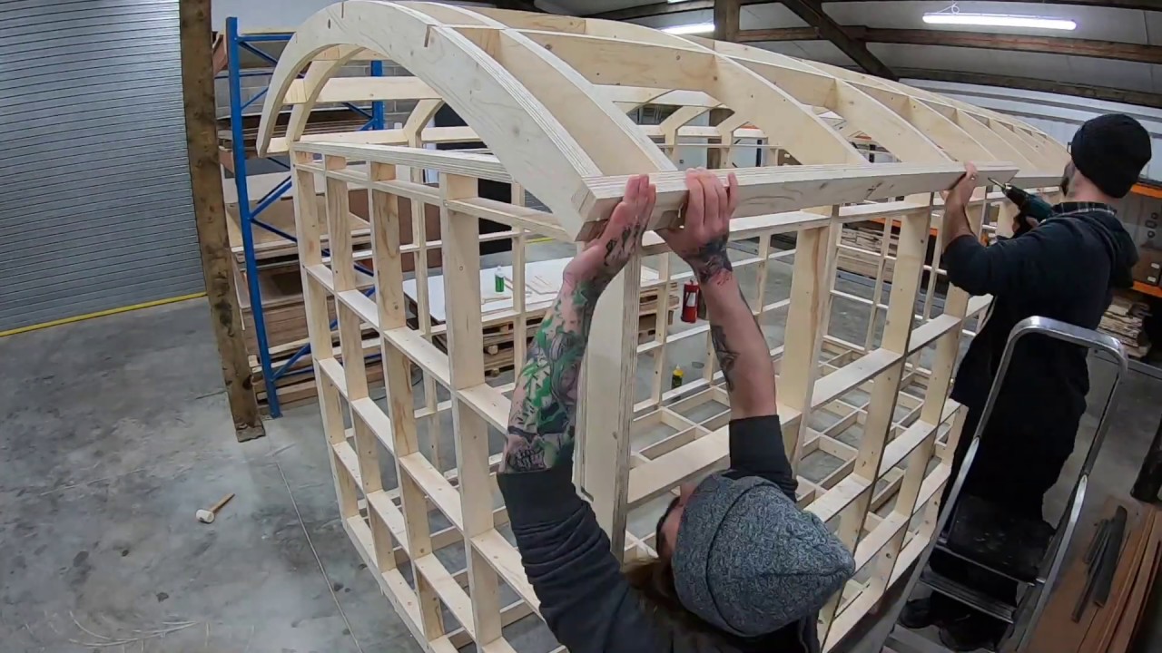 Shepherds Hut Frame Kit Build - Time lapse - CNC Building