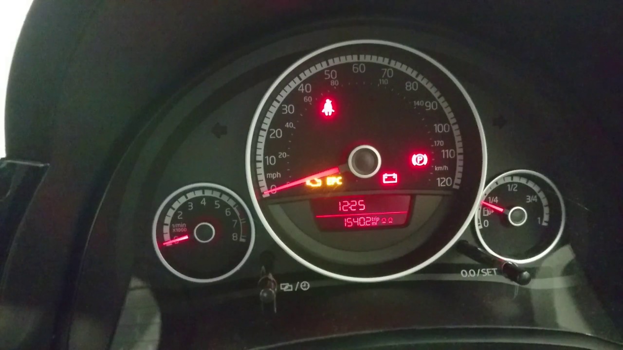 Как сбросить сервис на VW Up