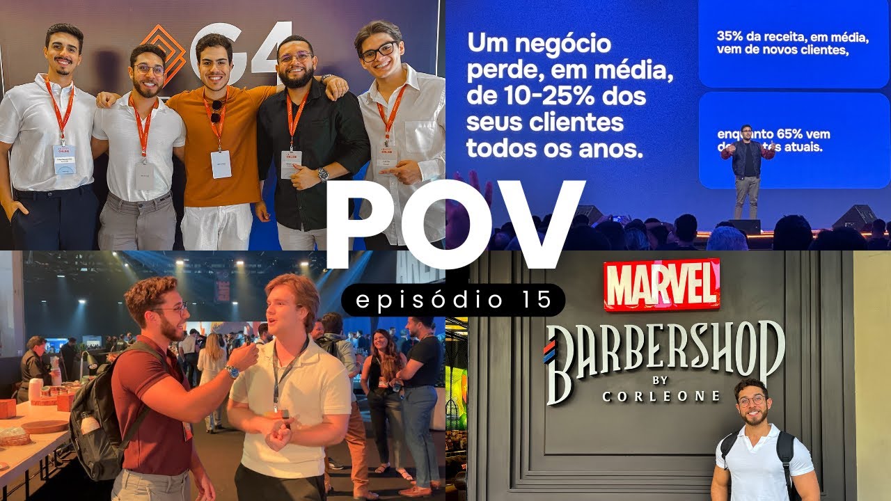 POV: Último Dia de G4 Valley, Barbearia da Marvel e Brunch no Escritório do G4 Educação
