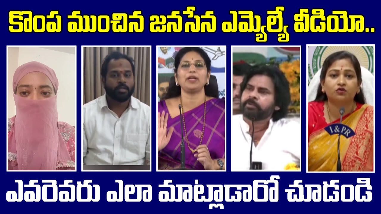 కొంపముంచిన జనసేన ఎమ్మెల్యే.. | Janasena MLA Sridhar & Others Reaction On Video Call Leak : PDTV News