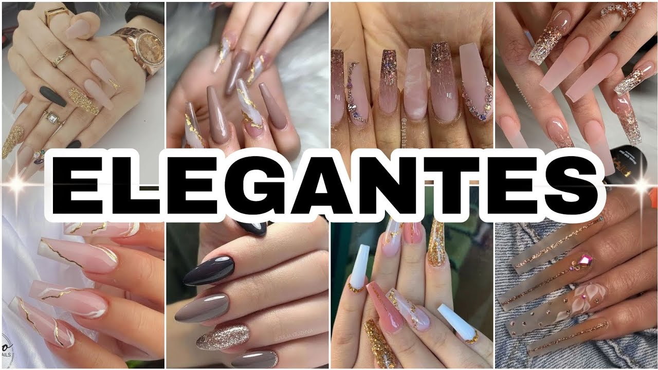 Uñas Acrílicas en Tendencia 2024 ✨😍Diseños de Uñas Elegantes Y sencillas para Fiesta💖💅#uñas #nailart