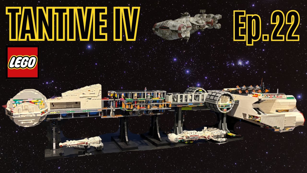 Star Wars Lego - Building the Ultimate TANTIVE IV in LEGO - Minifig Scale - Episode 22